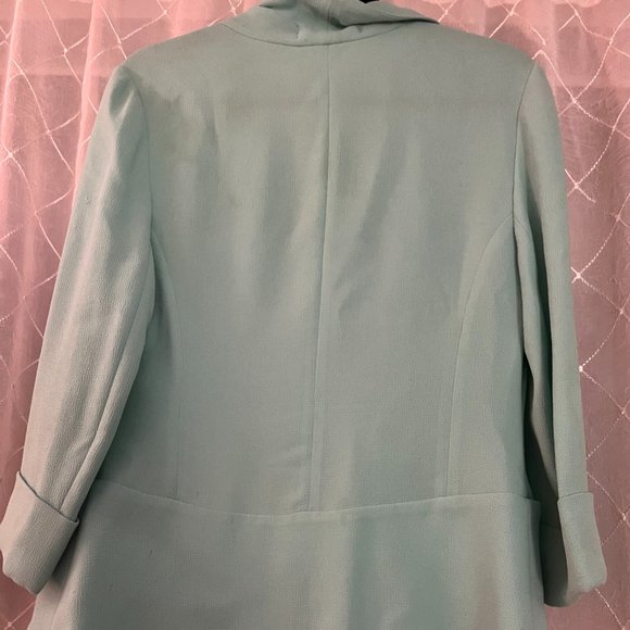turquoise aritzia wilfred blazer jacket size 8 - Picture 8 of 15